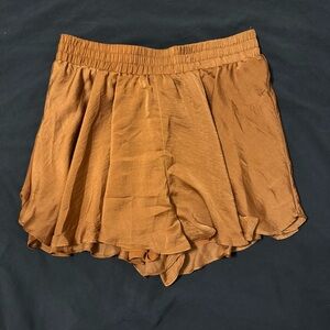 High Waist Women's Brown Shorts